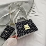 New Women's Bag L-Match Mesger Bag Wern Style Oulder Bag Handbag SQUARE BAG