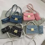 New Women's Bag L-Match Mesger Bag Wern Style Oulder Bag Handbag SQUARE BAG