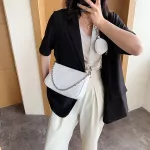 Chain PU Leather Crossbody Bags for Women Merms Handbags Mini SES LADY TRAVEL CROSS BOG