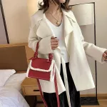 Stone Pattern Pu Leather Crossbody Bags For Women Branded Trend Oulder Handbags Lady Luxury Hand Bag