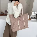 Women's Luxury Designer Big Tote Bags Autumn Winter Fe Oulder Handbags Hi Quity Nylon Large Capacity Ng Bag