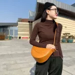 Crs Pu Leather Crossbody Bags For Women Hf Moon Design Oulder Bags Fe Luxury Handbags Lady Phone Ses