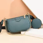 New Women Mesger Bags with SE PU Leather Oulder Bag Chains Crossbody SML Handbag Fe Pouch