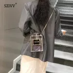 Acrylic Women Ca B Bottle Handbags WLET PARIS PARIS PARTY TLETRY WEDDING CLUTCH NINGS Transparent Bag Women