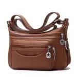 Gure Vintage Women's Bag Solid Cr Oulder Bags Pu Leather Sml Mesger Bag M Lady Multi-Zier Bags