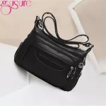 Gure Vintage Women's Bag Solid Cr Oulder Bags Pu Leather SML MESGER BAG M Lady Multi-Zier Bags