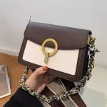 Crocodile Pattern Square Armpit Bag New Hi Quity Pu Leather Women's Designer Handbag Vintage Oulder Mesger Bag