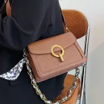 Crocodile Pattern Square Armpit Bag New Hi Quity Pu Leather Women's Designer Handbag Vintage Oulder Mesger Bag
