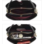 Chains Tote Bag Lady Oulder Crossbody Bags For Women Luxury Bucet Bag Women's Leather Handbags