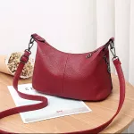 Middle-Aged Fe Bag New M Large-Capacity Soft Leather Ca Oulder Mesger Bags For Women Totes Bolsas