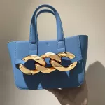 Thic Chains Women Handbags Designer Oulder Crosssbody Bags Luxury Pu Leather Sml Tote Lady Big Ses