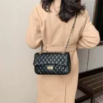 Gge Chain Fe Bag New Mesger Bag Wild Ins Single Oulder Sml Square Bag