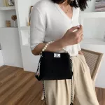 New Corduroy Fe Handbags Designer Pearl Chain Sml Crossbody Bags Ca Lady Oulder Bag Women's Oulder Mesger Bags