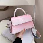 Gradient Cr Crocodile Pattern Oulder Bags For Women Pu Leather Women's Designer Handbag Fe Crossbody Bag