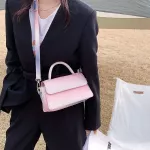 Gradient Cr Crocodile Pattern Oulder Bags For Women Pu Leather Women's Designer Handbag Fe Crossbody Bag