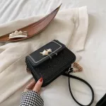 Contrast Cr Leather Crossbody Bags For Women Travel Handbag Oulder Bag Ladies Cross Body Bag