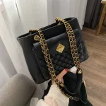 Elnt FE CA Tote Bag New Quity Pu Leather Women's Designer Handbag GGE Chain Oulder Mesger Bag