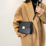 Square Women Oulder Bags Designer Crossbody Bag Luxury Pu Leather Mesger Bag Lady Sml Flap Fe Ses