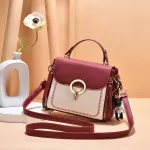 Contrast Cr Pu Leather Fe Sml Bucet Handbags Crossbody Bag Lady's Famous Brand Designer Women Bags