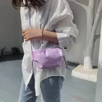 Mmer Sml Bag Mini Handbag Women Oulder Mesger Bags Pleated Cloud Totes