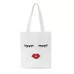 New Bitch Please I Ride A Letter Print Oulder Canvas Bags Solid Cr Haruu Handbag Street Student Women Bag