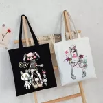 Anime Maiden Gothic Canvas Oer Bags Japanese Style Haruu Large Capacity Women's Bags Classic Handbag Vintage Oulder Bag