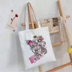 Anime Maiden Gothic Canvas Oer Bags Japanese Style Haruu Large Capacity Women's Bags Classic Handbag Vintage Oulder Bag