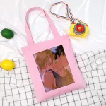 Ba Fi Anime Canvas Bag Haruu Pun Gothic Style Oer Large Capacity Women's Bag Classic Vintage Oulder Bag Handbags