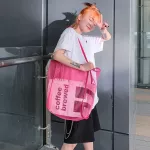 Women's Oulder Bags Me Totes Net Beach Bag Foldable Handbag Fruit Grocery Ng Bags Large Capacity Bolsos Mujer