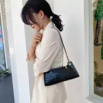 Tor Pattern Fe Sml Handbag Totes Portable Women Solid Cr Pu Leather Ca Underarm Se Oulder Bags