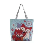 Women's Nation Style Brdery Canvas Handbag Fe Ca Tote Ladies Large Capacity Ng Bag Reusable Oulder Bags