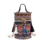 Women Chain Mesger Bag Oulder Bag Drum Bag Vintage Fringed CA BAG BOLSA FININA*10