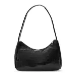 Women Se Pu Leather Handbag Solid Tor Pattern Ca Underarm Bag