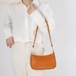 Hit Cr Underarm Bags Retro Women Pu Leather Totes Sml Oulder Handbags Ca Travel Clutch Fe Zier