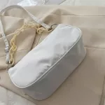 Solid Cr Women Underarm Oulder Bags Nylon Ladies Chain Baguette Handbags Fe Tote Se Mesger Bag