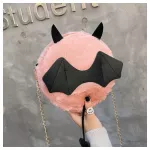 7.5 Inch Funny Bat H Bag Girl Winter Bag Cute Devil Mini Cn Se