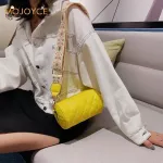 New Handbags Hi Quity Pu Leather Women Bag Cyder Retro Wide Oulder Bags Se Stereotypes Lattice Dropiing