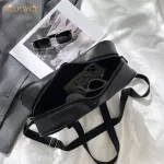 Pu Leather Oulder Crossbody Bag Elnt Women Le Sd Handbags Solid Cr Travel Wristlet