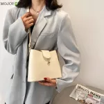 Designer Women Pu Leather Cr Crossbody Oulder Mesger Bag Ladies Vintage Zier Bucet Bags