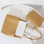 2 Pcs Women Pu Leather Oulder Mesger Bag Tote Se Handbag Crossbody Satchel