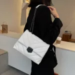 New Ladies Versa Bag Large Capacity Oulder Handbag Women Underarm Solid Leather Crossbody Chain Bags