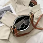 Popular Fe Daily Bag Ca Street Travel Oulder Se Hobo For Lady Pu Plaid Pattern Crossbody Bag