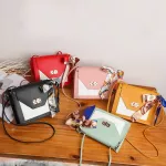Bags For Women New Pu Leather Oulder Bag Hasp Ribbons Handbag Sml Square Bags Mesger Bags Bolso Mujer