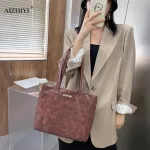 New Vintage Leather Handbags Luxury Handbags Women Bags Designer Bags Famous Brand Women Bags Large Capacity Tote Bags Sac