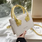Popular Bag Women Mmernew Trendy Ladies One-Oulder Mesger Bag Texture Wern-Style Portable Sml Square Bag