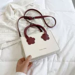 Popular Bag Women Mmernew Trendy Ladies One-Oulder Mesger Bag Texture Wern-Style Portable Sml Square Bag