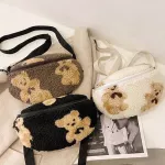 Women Lamb Lie Fabrics Fluffy Fur Ch Bag Crossbody Se For Women A69c