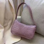 Retro Tor Pattern Pu Leather Handbag Single Oulder Bag For Women Vintage Zier Totes Oulder Se Bags