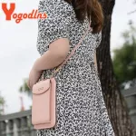 Yogodlns Phone Crossbody Bag For Women Pu Leather Oulder Bag Ca Multifunction Mesger Bag Lady Ng Handbag
