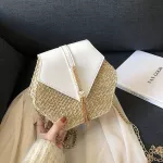 Ladsoul New Mulit Style Strawpu Bag Handbags Women Mmer Rattan Bag Handmade Wen Beach Circle Bohia Handbag